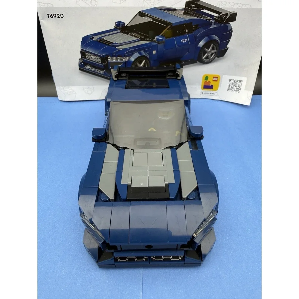 LEGO Speed Champions: Ford Mustang Dark Horse Sports Car 76920 W/Manual (No Box)